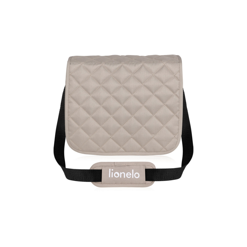 Lionelo Emma Plus - прогулянкова коляска з підносом і сумкою для мами • Beige Latte Lionelo Emma Plus - прогулянкова коляска з підносом і сумкою для мами • Beige Latte