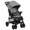 Lionelo Emma Plus - прогулочная коляска с подносом и сумкой для мамы • Grey Dove