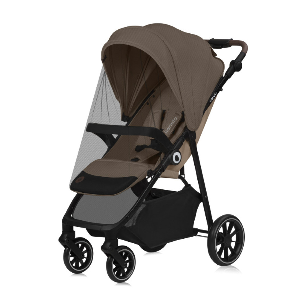 Lionelo Emma One - прогулочная коляска, легкая и маневренная, большие колеса • Beige Sand Lionelo Emma One - прогулочная коляска, легкая и маневренная, большие колеса • Beige Sand