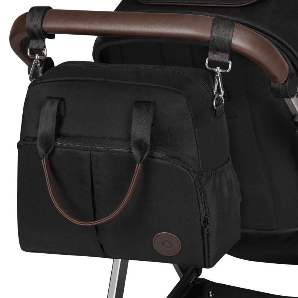 Коляска 3 в 1 Lionelo Amber Black Silver