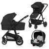 Коляска 3 в 1 Lionelo Bianka Black Onyx
