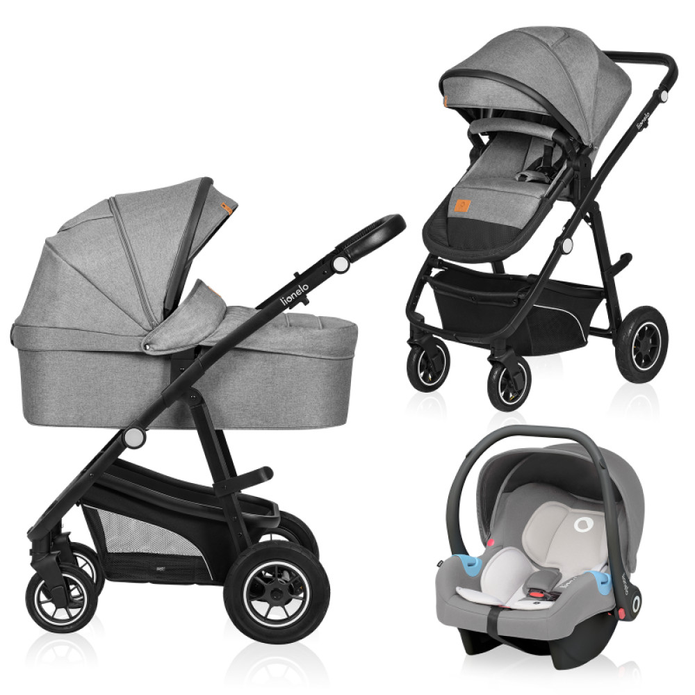 Коляска 3 в 1 Lionelo Bianka Grey Stone