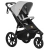 Lionelo Azura - прогулочная коляска, маневренная, большие колеса • Grey Stone