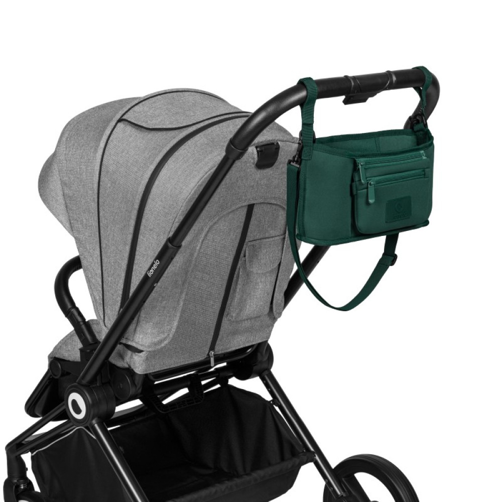 Lionelo Little Cube - органайзер для коляски • Black Carbon