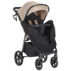 Carrello Bravo Plus CRL-5515 - всесезонная прогулочная коляска с большими колесами • Ivory Beige