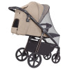 Carrello Bravo Plus CRL-5515 - всесезонная прогулочная коляска с большими колесами • Ivory Beige