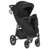 Carrello Bravo Plus CRL-5515 - всесезонная прогулочная коляска с большими колесами • Jet Black