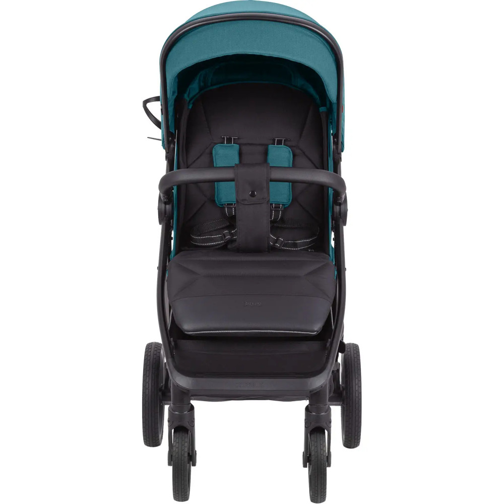 Carrello Bravo Plus CRL-5515 - прогулянкова коляска з великими колесами, всесезонний візок • Oxford Blue