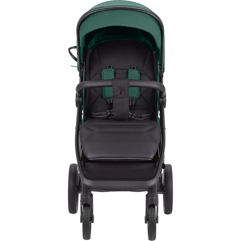 Carrello Bravo Plus CRL-5515 - всесезонная прогулочная коляска с большими колесами • Palm Green