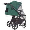 Carrello Bravo Plus CRL-5515 - всесезонная прогулочная коляска с большими колесами • Palm Green