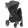 Carrello Bravo Plus CRL-5515 - прогулянкова коляска з великими колесами, всесезонний візок • Storm Grey
