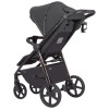 Carrello Bravo Plus CRL-5515 - прогулянкова коляска з великими колесами, всесезонний візок • Storm Grey
