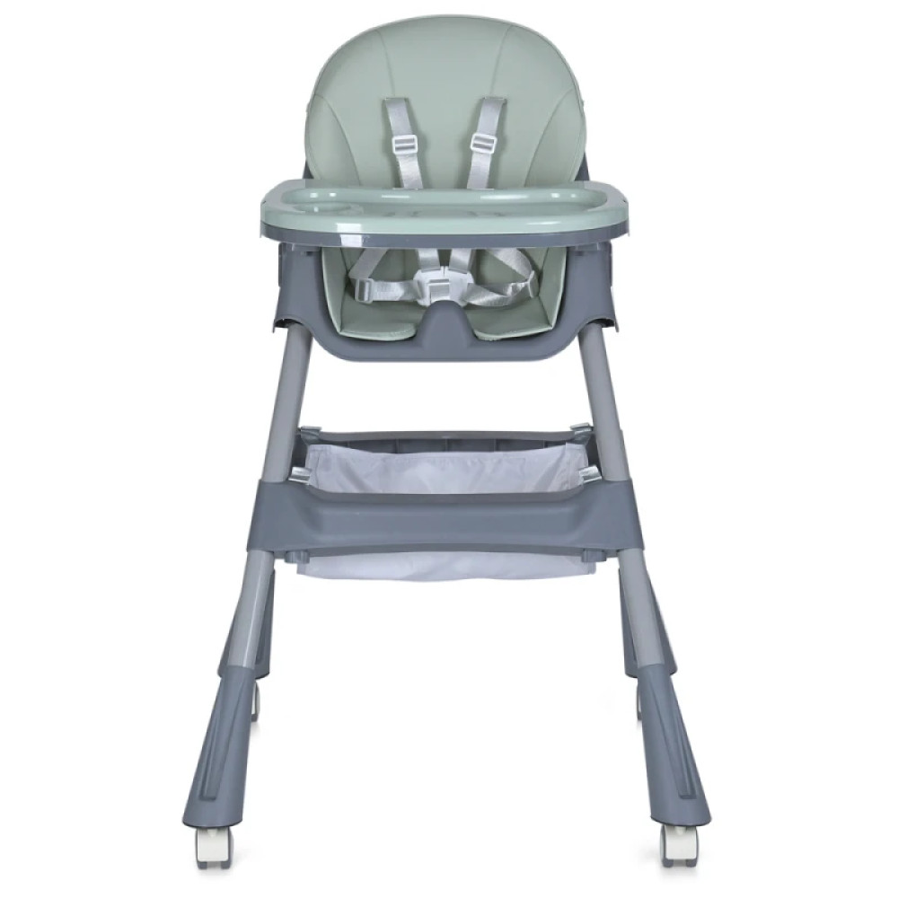 Bambi M 5722 - детский стульчик для кормления, регулировка столика, спинки и подножки, корзина для игрушек • Mint Bambi M 5722 - детский стульчик для кормления, регулировка столика, спинки и подножки, корзина для игрушек • Mint