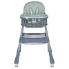 Bambi M 5722 - детский стульчик для кормления, регулировка столика, спинки и подножки, корзина для игрушек • Mint