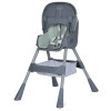 Bambi M 5722 - детский стульчик для кормления, регулировка столика, спинки и подножки, корзина для игрушек • Mint