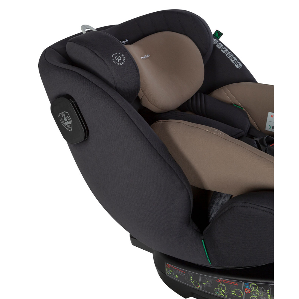 Carrello Genesis+ CRL-12807 - поворотное детское автокресло i-Size (0 – 12лет / 40 - 150см), крепление ISOFIX • Sand Beige
