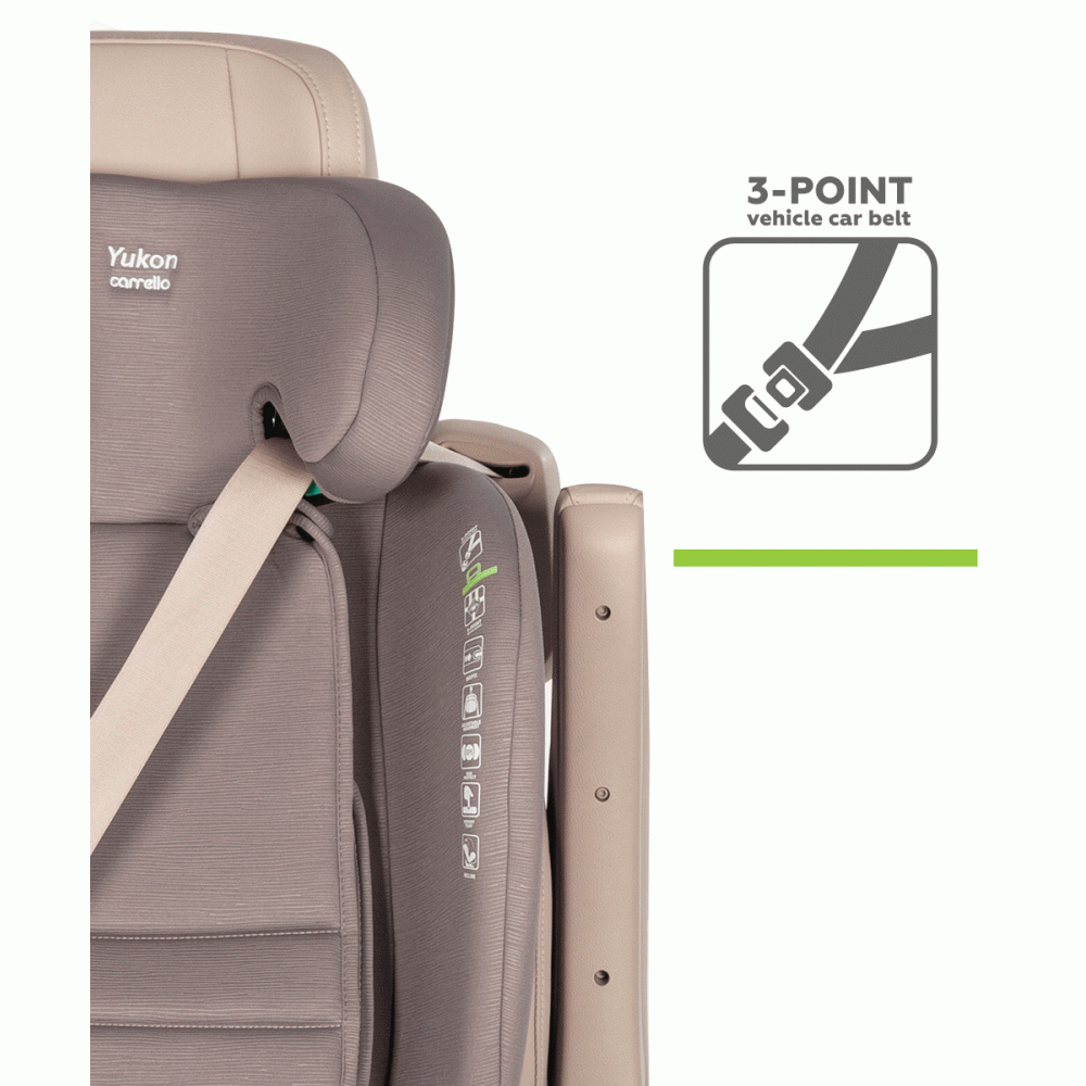 Carrello Yukon CRL-15808 - автокресло для детей (с 9 месяцев до 12 лет / 76 - 150 см), крепление ISOFIX и Top Tether (якорный ремень), многопозиционное регулирование подголовника • Sandstone Beige Carrello Yukon CRL-15808 - автокресло для детей (с 9 месяцев до 12 лет / 76 - 150 см), крепление ISOFIX и Top Tether (якорный ремень), многопозиционное регулирование подголовника • Sandstone Beige