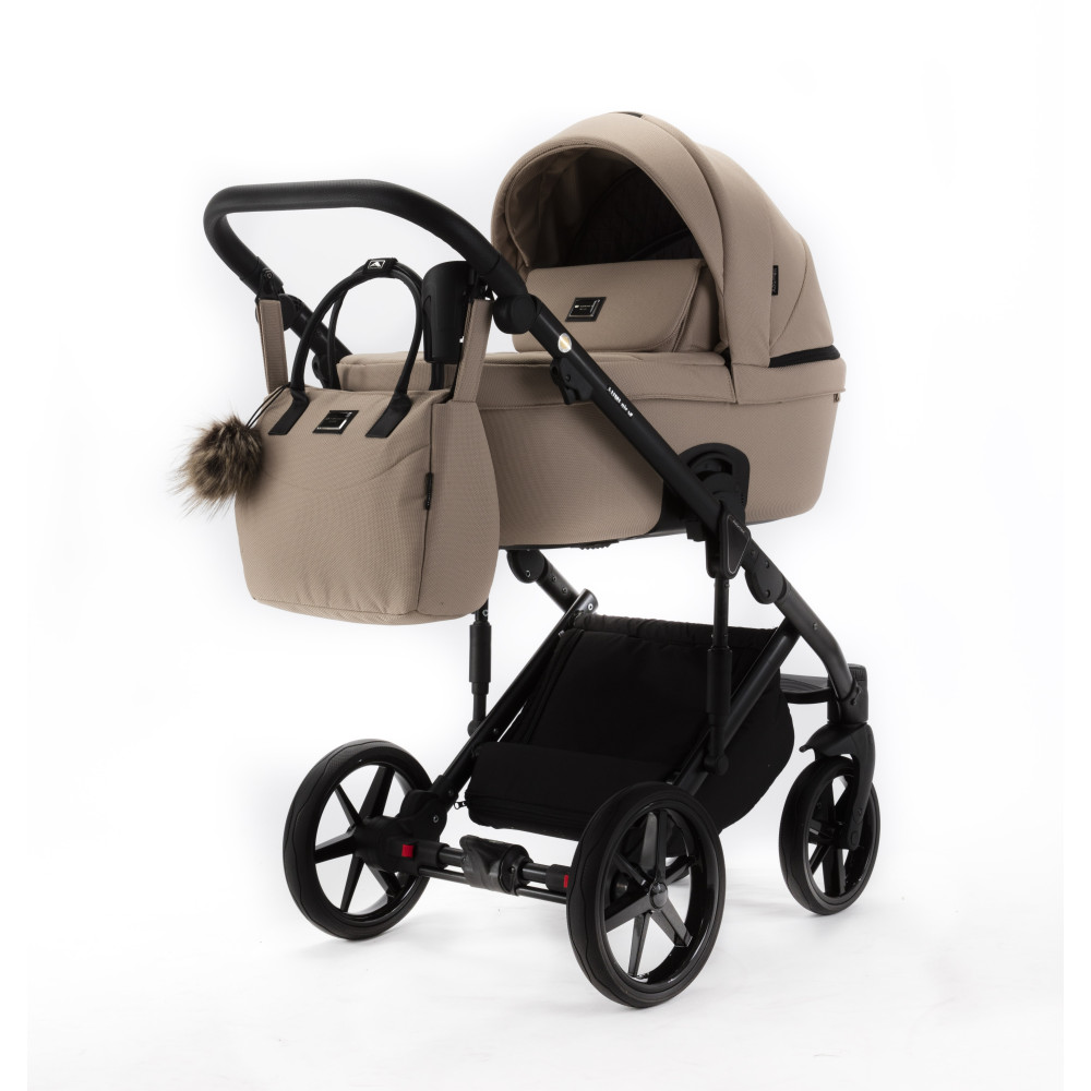 Коляска 2 в 1 Adamex Lumi TK-154 бежевый, ткань (TK1540000)