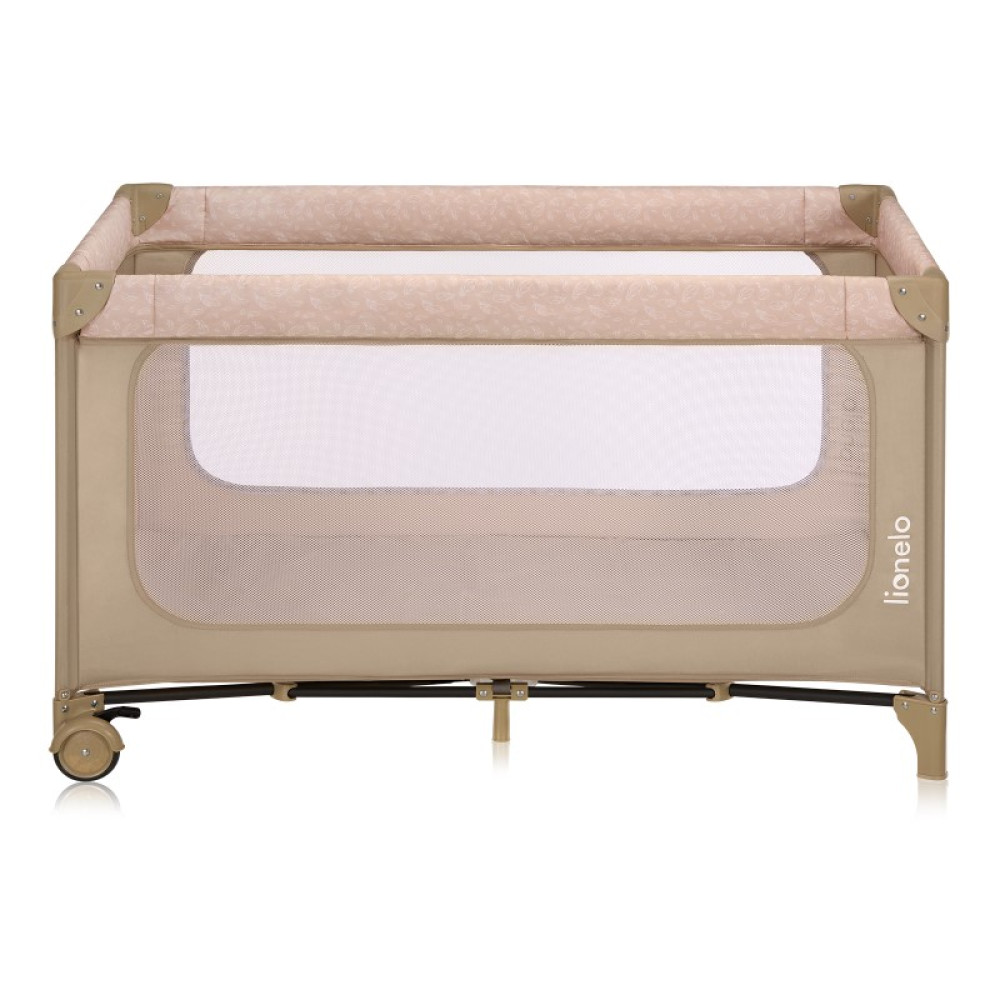 Lionelo Jasmin Easy Fold - дитячий манеж-ліжечко 2 в 1 • Beige Sand Lionelo Jasmin Easy Fold - дитячий манеж-ліжечко 2 в 1 • Beige Sand