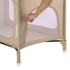 Lionelo Jasmin Easy Fold - дитячий манеж-ліжечко 2 в 1 • Beige Sand