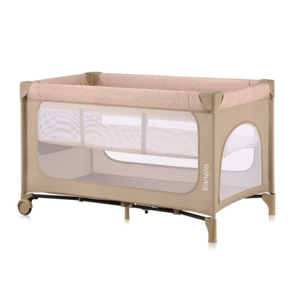 Lionelo Jasmin Easy Fold - дитячий манеж-ліжечко 2 в 1 • Beige Sand Lionelo Jasmin Easy Fold - дитячий манеж-ліжечко 2 в 1 • Beige Sand