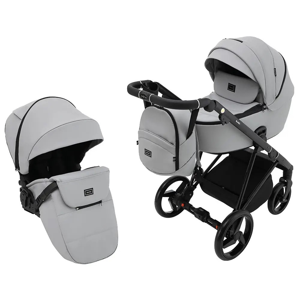 Коляска 2 в 1 Adamex Blanc Eco SA-3 светло-серый (680707) Коляска 2 в 1 Adamex Blanc Eco SA-3 светло-серый (680707)