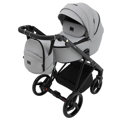 Коляска 2 в 1 Adamex Blanc Eco SA-3 светло-серый (680707)