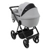Коляска 2 в 1 Adamex Blanc Eco SA-3 светло-серый (680707)