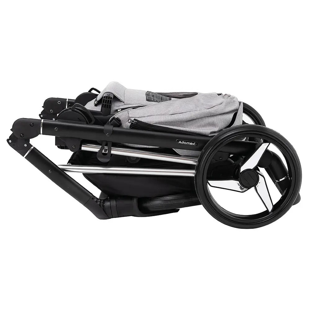 Коляска 2 в 1 Adamex Blanc Special Edidion PS-586, серый (680862)