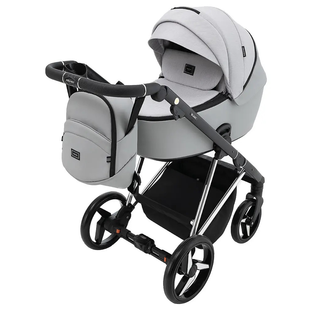 Коляска 2 в 1 Adamex Blanc Special Edidion PS-723/K, світло-сірий (680865)