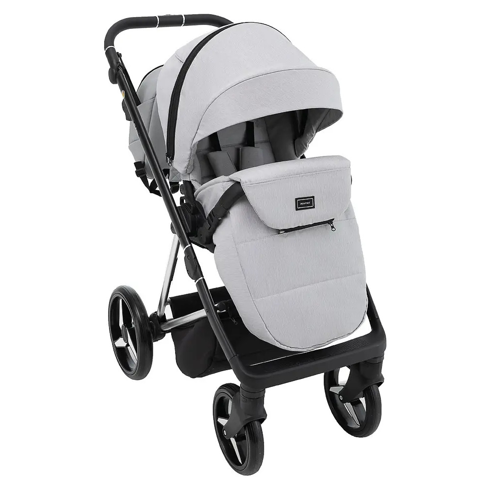 Коляска 2 в 1 Adamex Blanc Special Edidion PS-723/K, світло-сірий (680865)