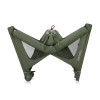 Lionelo Jasmin Easy Fold - дитячий манеж-ліжечко 2 в 1 • Green Olive
