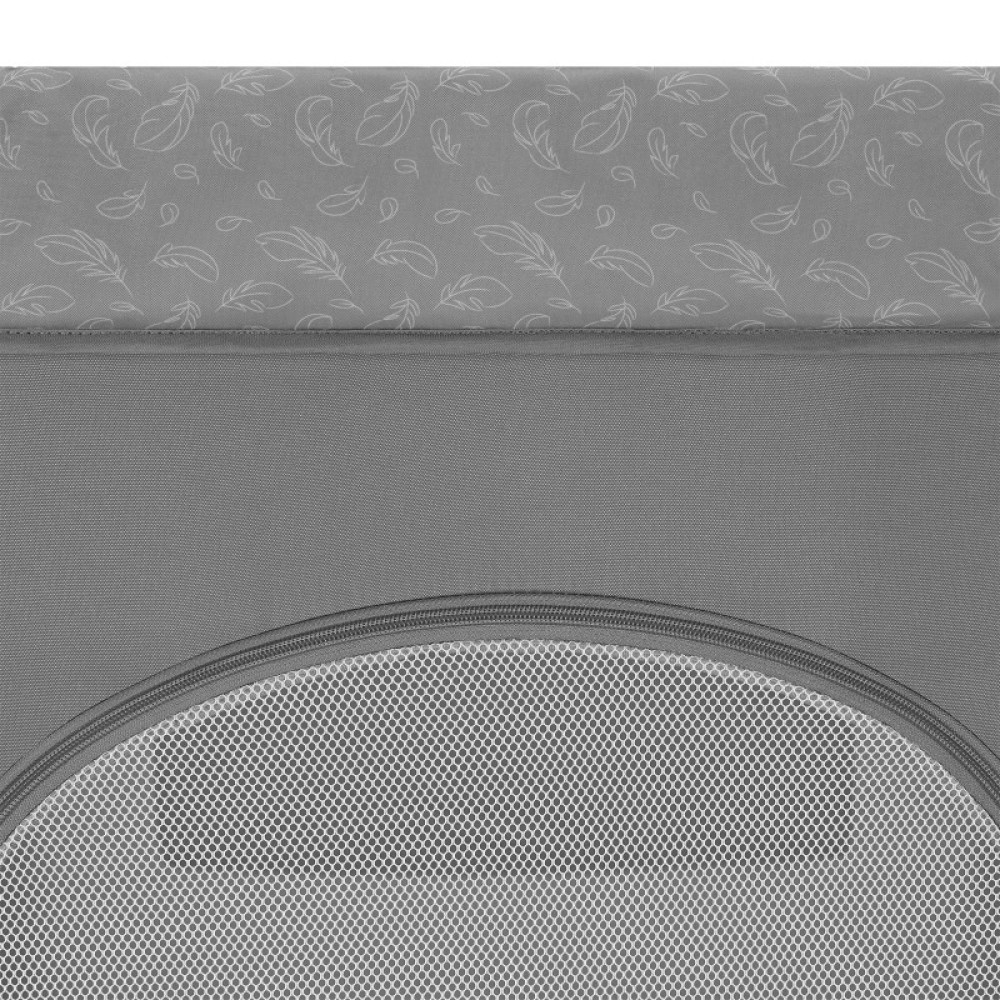 Lionelo Jasmin Easy Fold - дитячий манеж-ліжечко 2 в 1 • Grey Stone Lionelo Jasmin Easy Fold - дитячий манеж-ліжечко 2 в 1 • Grey Stone
