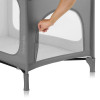 Lionelo Jasmin Easy Fold - дитячий манеж-ліжечко 2 в 1 • Grey Stone