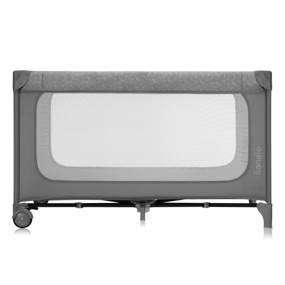 Lionelo Jasmin Easy Fold - дитячий манеж-ліжечко 2 в 1 • Grey Stone Lionelo Jasmin Easy Fold - дитячий манеж-ліжечко 2 в 1 • Grey Stone