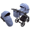 Коляска 2 в 1 Adamex Mobi Air (Thermo) Lux TK-54, blue denim (680681)