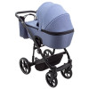 Коляска 2 в 1 Adamex Mobi Air (Thermo) Lux TK-54, blue denim (680681)
