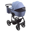 Коляска 2 в 1 Adamex Mobi Air (Thermo) Lux TK-54, blue denim (680681)