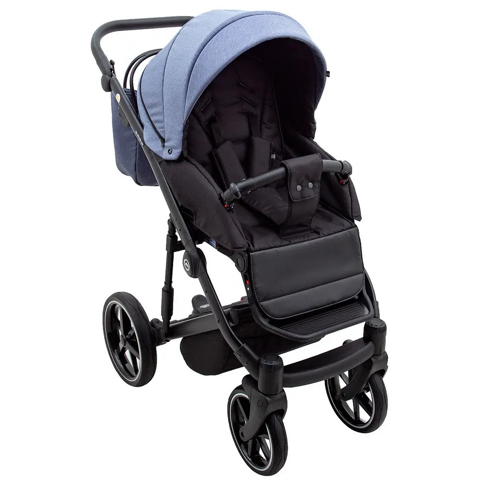 Коляска 2 в 1 Adamex Mobi Air (Thermo) Lux TK-54, blue denim (680681)
