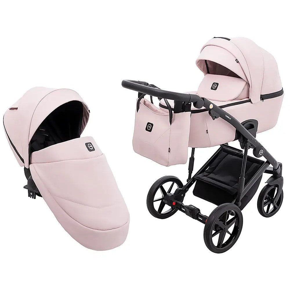 Коляска 2 в 1 Adamex Mobi Air (Thermo) ECO SA-15, powder pink (681095) Коляска 2 в 1 Adamex Mobi Air (Thermo) ECO SA-15, powder pink (681095)