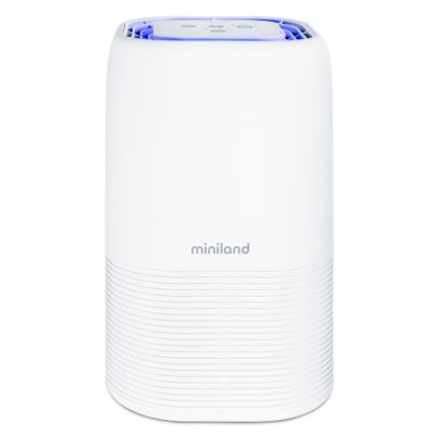  Miniland Babypure - очиститель воздуха 5 в 1, ультрафиолетовое излучение для дезинфекции, 5 скоростей фильтрации, таймер на 2-8 часов, площадь до 15 м² • White