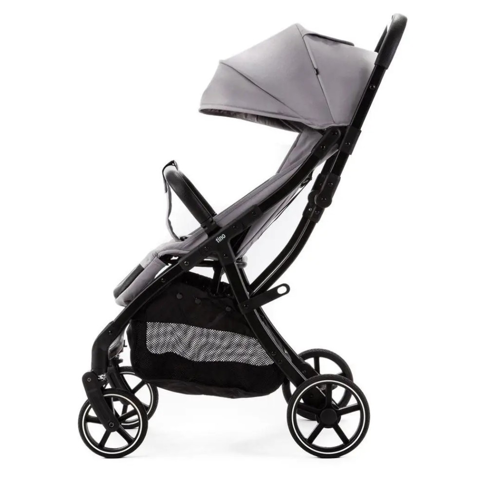 Adamex Tino - прогулянкова коляска, компактне автоскладання, всесезонна • Grey