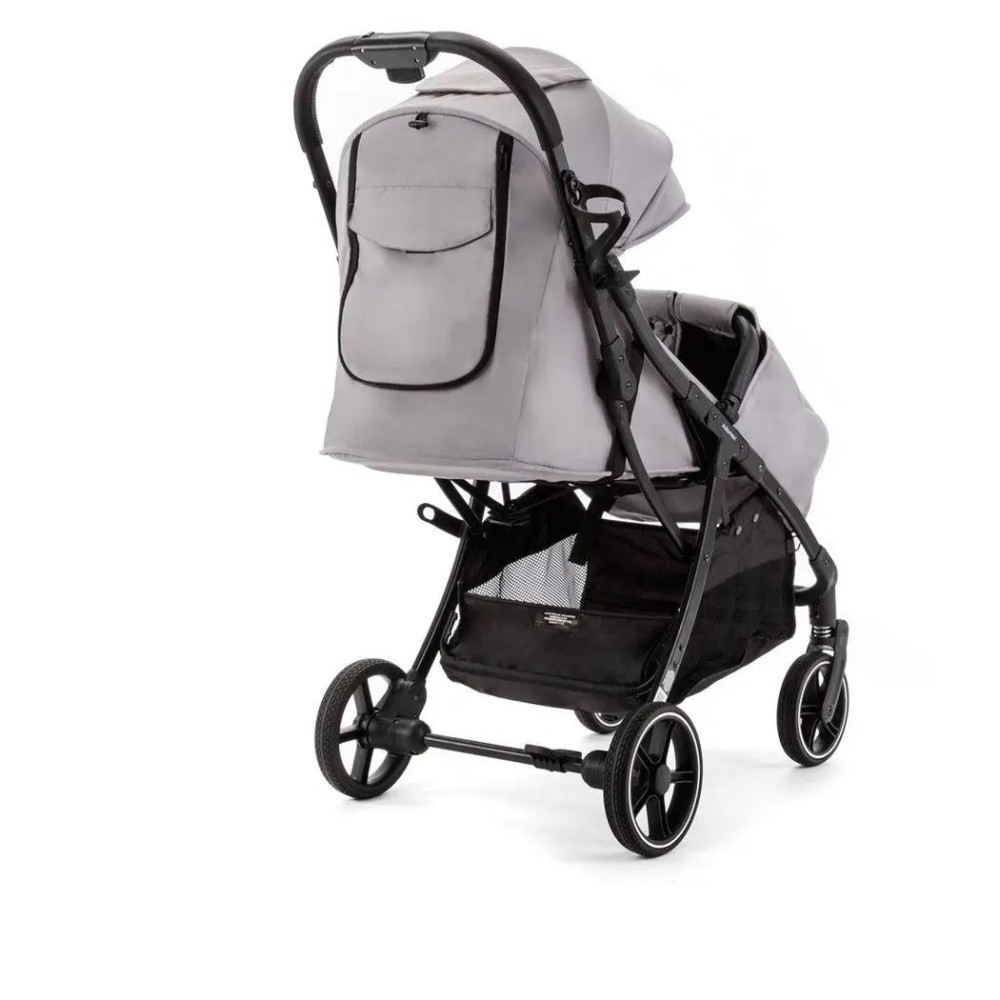 Adamex Tino - прогулянкова коляска, компактне автоскладання, всесезонна • Grey