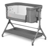 Lionelo Leonie Plus - приставне дитяче ліжечко 3 в 1 • Grey Stone