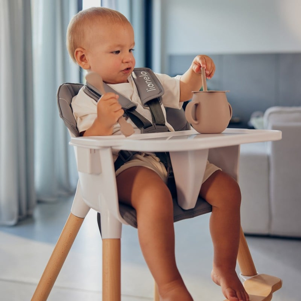 Стільчик для годування Lionelo Koen Beige Sand Стільчик для годування Lionelo Koen Beige Sand