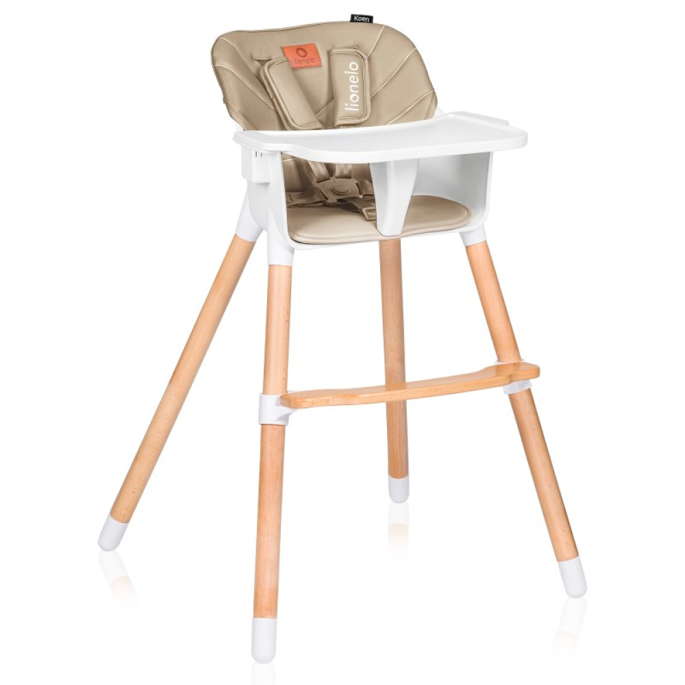 Стільчик для годування Lionelo Koen Beige Sand Стільчик для годування Lionelo Koen Beige Sand