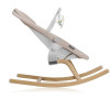 Lionelo Dalia Rocker - детское кресло-качалка, шезлонг для новорожденного с игрушкой • Beige Sand