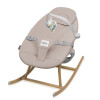 Lionelo Dalia Rocker - детское кресло-качалка, шезлонг для новорожденного с игрушкой • Beige Sand