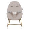 Lionelo Dalia Rocker - детское кресло-качалка, шезлонг для новорожденного с игрушкой • Beige Sand