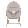 Lionelo Dalia Rocker - детское кресло-качалка, шезлонг для новорожденного с игрушкой • Beige Sand